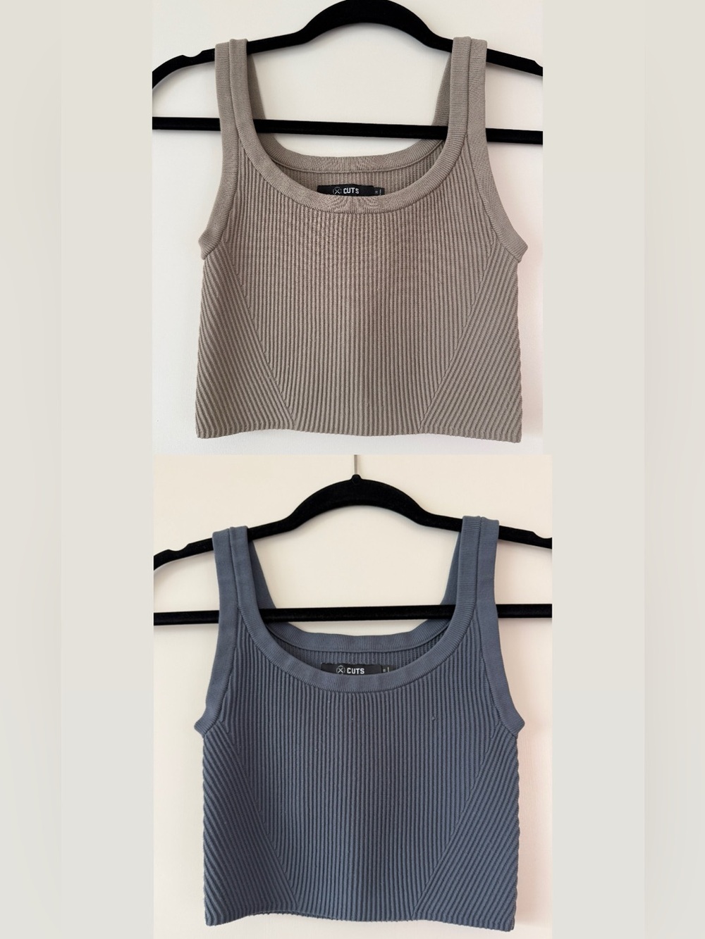 x2 CUTS CoreFlex Tank Tops (Form-Fitting) size XS